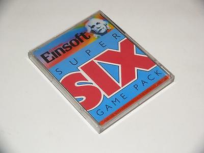 Tatung Einstein 3" Disk ~ Super Six Game Pack by Einsoft ~ Complete